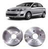 Kit X2 Campana De Freno Trasera Chery Fulwin Año 2014 0