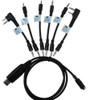 6 En 1 Cable De Programación Usb Para Radio De Dos Vías Moto 0