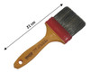 Kit 12 Trincha Pincel 317 Gold Gris 3 Polegadas - Roma 2