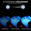Luces Led Interior Auto 12v Control Remoto Multicolor 4pzas 7