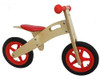 Bicicleta Para Niños En Madera Roja O Azul - Sin Pedales 0