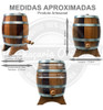 Barril Amburana Vertical 3 Litros 4