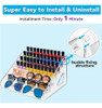 ~? Pero Pero Sunglass Organizer 5 Layers Acrylic Nail Polish 2