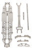 Kit De Chassi De Fibra De Carbono Silver 1/10 Scale Rc Car P 5