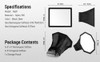 Neewer Paquete De 2 Difusores De Flash Speedlight Softboxes 2