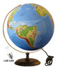 Globo Terraqueo Con Luz Fisico/politico - 36cm Diametro 1