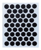 Tapa Tornillo Auto Adhesivo Negro X50 Unidades Cima 0