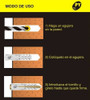 500 Unidades - Tarugo Común Sin Tope Nº4 - Marca: Fijaciones Py - Material: 100% Nylon - Para Ladrillo Macizo 4