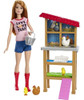 Barbie - Muñeca De Granja De Gallinas, Pelirroja Y 0