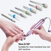 Kit Fresa Cerámica Manicura Pedicura Torno Uñas Gel Acrilico 6