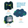 Kit Escolar - Mochila Y Lunchera Mommore Diseno Dinos 4