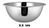 Fue Batedor De Claras 100% Inox + Tigela Bowl Inox 2,5 Lts 3 Fue Batedor De Claras 100% Inox + Tigela Bowl Inox 2,5 Lts 3