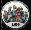 Moneda Plata Uruguay Murga Certificado Y Estuche - Proof 0