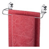 Suporte Porta Toalha Banheiro Toalheiro Ventosa Cromado 0