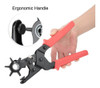 Punch Clamp 2/2,5/3/3,5/4/4,5 Mm Correia Para Cinto De 4