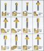 Juego De Fresas Para Router Fresadora 12 Piezas 8mm Dewalt 5