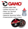 Balin Gamo Red Fire X100 5.5 Mm Caza Penetración Punta Swat 1