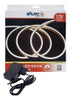 5 Metros Fita Led Neon 12v Branco Quente 3000k C/ Fonte 1