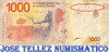 Hornero 1000 Pesos Error Falta Numero Horizontal Bue Palermo 0
