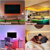Qzyl Luces Led Para Dormitorio, Tira De Luces Led 5
