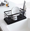 Yamazaki Home Self Draining Flow Dish Bandeja Para Rack Blac 2