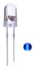5 Led 5mm Flash Intermitente Azul 0