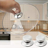 Uxcell 2 Pomos De Tapa De Acero Inoxidable Para Ollas, Tapas 4