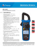 Alicate Amperimetro Digital Minipa Et-3155 35/6 Cat Iii 600v 1