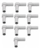 10 Conexão Engate Rapido Dmfit Cotovelo Pino 3/8 Espigão 3/8 0