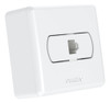 10un Conjunto Sobrepor Tomada De Telefonia Rj11 Branco Durín 0