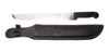 Facão Largo Militar F/grátis Aço Inox 3mm Cab Chifre B/couro 1