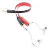 Adaptador De Audio Splitter 3.5mm A 3.5mm Micrófono Y Audio 0