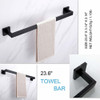 Set De 5 Accesorios Para Baño Negro Mate Tastos -8crhkhl4 2
