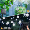 Pellimo 2-pack 30 Led 20ft Solar String Lights Outdoor, Crys 2