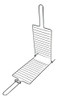 Rejilla Doble Para Parrilla Asado De 56x19x2 Cm Garageimpo 1