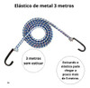 Corda Metal 4 Peças Extensor Elástica 3 Mts Prender Objetos 2