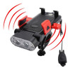 Luzes De Bicicleta 4 Em 1 Com Suporte Para Celular Charging 0