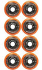 Ruedas De Skate En Linea Labeda Asphalt Orange - 76mm 1