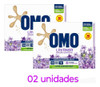 Kit 02x Omo Lavanda Lava Roupas 800g Sabão Em Pó Sabao 0
