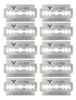 Hojas De Afeitar Doble Filo Navaja Barberia X 100 2