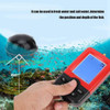 Localizador De Pesca Com Medidor De Profundidade Vermelho Pa 5