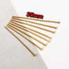 100 Peças Alfinete Contra Pino 35mm- Dourado- Bijuterias - T 2 100 Peças Alfinete Contra Pino 35mm- Dourado- Bijuterias - T 2