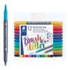 Marcadores Staedtler X 12 Unidades Punta Pincel Doble 0