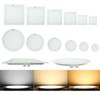 Plafón Cuadrado Led Embutir 12w - Luz Fría 2