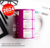 Plantillas Sublimar Tazas Calendarios 2024 Diseños Lapiceros 1