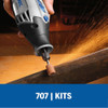 Kit Accesorios Multiusos Dremel 707 Minitorno 75  Unidades 4