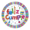 Plato Polipapel 17cm Feliz Cumple X6 Unidades 0