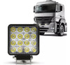 Farol De Milha Quadrado Off Road 16 Led 48w Bivolt Universal 0