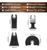 Kit De 66 Peças De Folhas Oscilantes Multiferramentas Para C 1