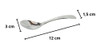 24 Mini Colher - Colherzinha Sobremesa - Ovo Pascoa - 12cm 2